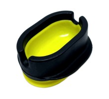 Форма для прикормки с кнопкой CarpHunter Wide Flat Method Feeder Mould (Black / yellow)